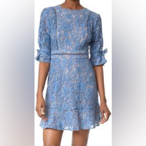 WAYF from Nordstrom Rene Lace Fit & Flare Dress NWT - Picture 1 of 8